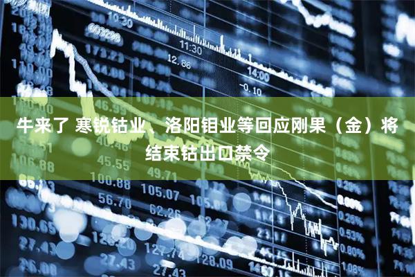 牛来了 寒锐钴业、洛阳钼业等回应刚果（金）将结束钴出口禁令